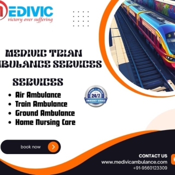 Medivic Offers Transit at a Consistent Pace in Delhi in its Train Ambulance