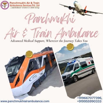 Highly credible Panchmukhi Train Ambulance Service in Patna