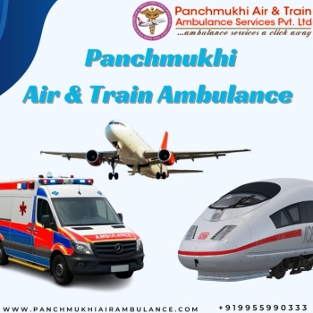 Choose Panchmukhi Train Ambulance for safe and reliable medical transportation in Delhi