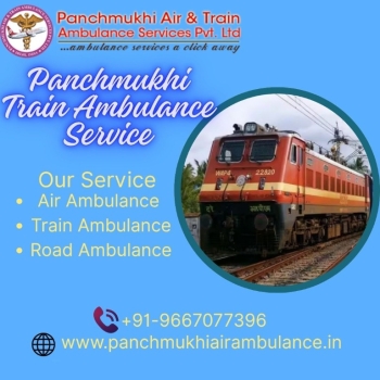 Panchmukhi Train Ambulance Services in Guwahati Ensure Safe Patient Transport