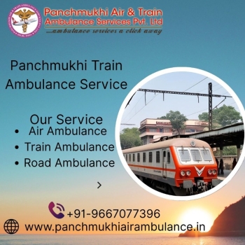 Panchmukhi Knows How to Move Ahead with Purpose in Patna in its Train Ambulance