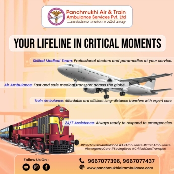 End-to-End Patient Care Panchmukhi Air Ambulance in Varanasi
