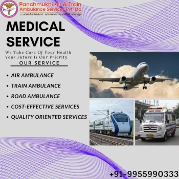 Book Fully ICU Support Panchmukhi Air Ambulance in Bhopal at Minimum Fare