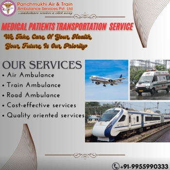 Advanced Medical Facility Panchmukhi Air Ambulance in Bhubaneswar