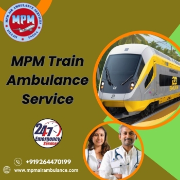 MPM transported the patients safely to the hospital in Silchar through its train ambulance