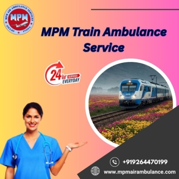 MPM Maintain Contact All the Way during Transit in Raipur in a Train Ambulance