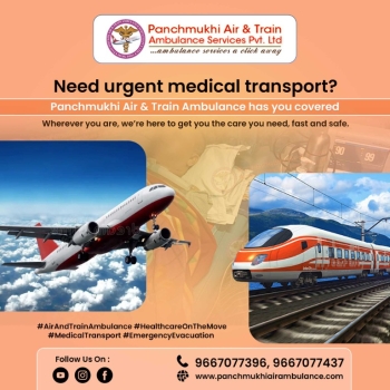 Patient Safety is Never Hindered while in Transit at Panchmukhi Air Ambulance Services in Mumbai