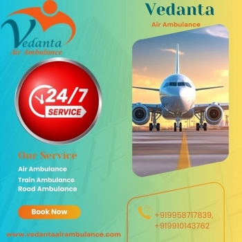 Vedanta Air Ambulance Service in Bangalore for a Suitable Medical Transportation at Reasonable Cost
