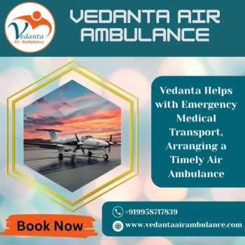 Get the Best Medical Transportation by Air Ambulance from Goa via Vedanta