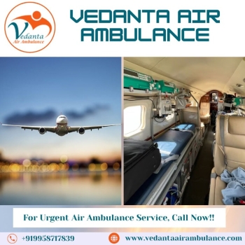 Extremely Reliable Air Ambulance with Full Medical Solution from Kochi via Vedanta