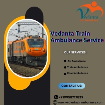 Vedanta is at the forefront of all Kolkata transport regions with its rail ambulance