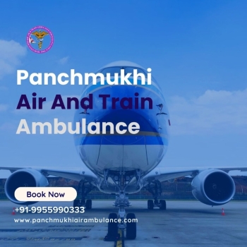Panchmukhi Air Ambulance Dibrugarh with Imperious Medical Equipment