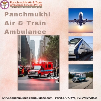 Panchmukhi Transit to Long Distances Using Guided Steps in Lucknow with its Ambulance