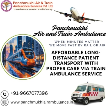 Panchmukhi Stays Responsible during Transit in Patna in its Train Ambulance