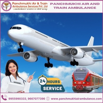 Choose Panchmukhi, an ICU-supported air Ambulance from Guwahati with an Advanced Medical Team