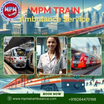 In Mumbai, MPM Train Ambulance Offers a Dependable Medical Transportation Choice