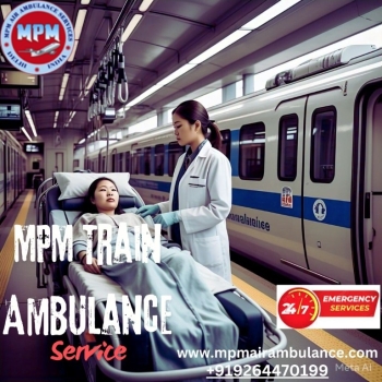 MPM Train ambulance Relocating Patients in Guwahati Without Endangering Their Health