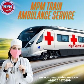 When moving, the MPM Train Ambulance in Kolkata has a medical support unit