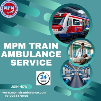 MPM Train Ambulance Services in Mumbai offers the simplest booking procedure