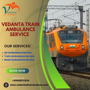 Book Vedanta Train Ambulance for Doctor-Guided Medical Transfers in Dibrugarh