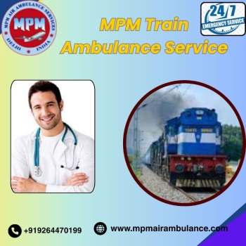 You can Entrust MPM for Patient Transit in Indore in a Train Ambulance