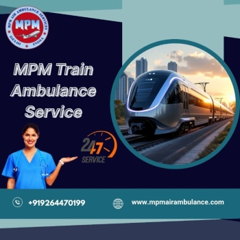 MPM Ambulance in Bhopal provides immediate assistance through train-based transit
