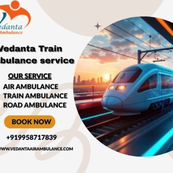 Vedanta Train Ambulance in Varanasi offers a better hospital-like experience