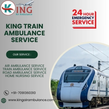 King Provides Considerable Help When Time Is Limited in Jamshedpur in its Train Ambulance