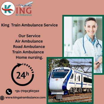 Get the Newest Medical Service and Rapid Transfer in King Train Ambulance in Patna