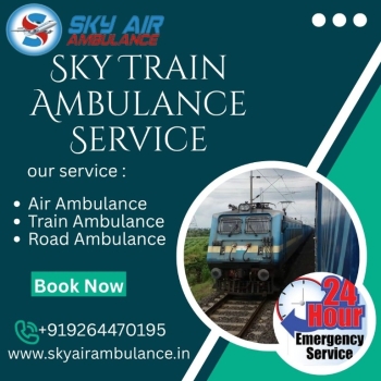 Choose Sky Train Ambulance Service in Jabalpur for Fastest Transfer