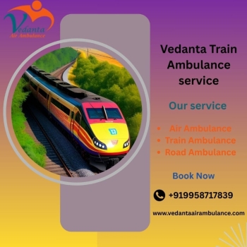 Vedanta Train Ambulance provides easy transportation for critical needs in Kerala