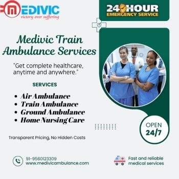 Medivic conducts without Pause during transportation in Ranchi in its Train Ambulance