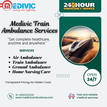 Medivic assists the patients at the faraway Hospital in Guwahati in its Train Ambulance