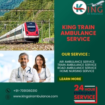 King Train Ambulance in Patna provides Sprightly care and hasty medical transportDo you want to transfer your family me