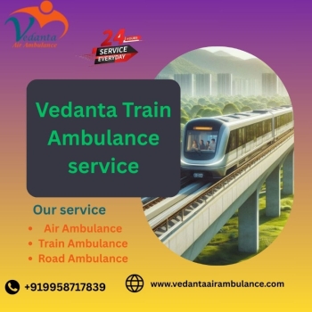 Vedanta has a Skilled Crew for En Route Support in Raipur in its Train Ambulance