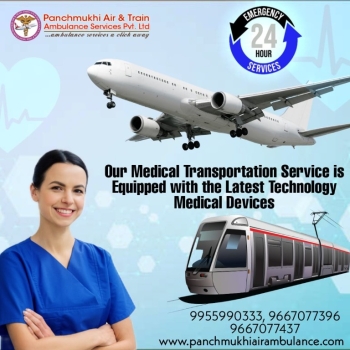 With a Dedicated Healthcare Unit, Hire an Air Ambulance from Delhi by Panchmukhi