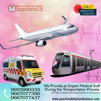 For Swift Relocation, Take an Air Ambulance from Guwahati by Panchmukhi