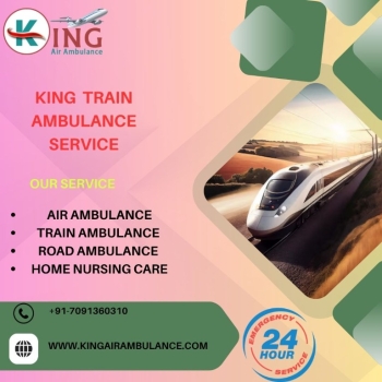 King Train Ambulance in Delhi Gives Your Patient with a Safe Journey