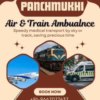 Panchmukhi Responsibly Arranges Transit in Patna for Patients with Train Ambulance