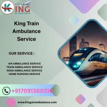 King Train Ambulance in Mumbai gives life saving services with care facilities