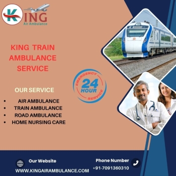 Choose King Train Ambulance Services in Guwahati for Speed and Snuggly Service
