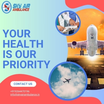 Fast Patients Deliver With Sky Air Ambulance From Indore To Delhi