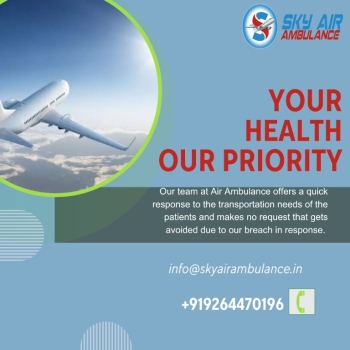 24/7 Service provided For Transfer By Sky Air Ambulance from Bhopal To Delhi