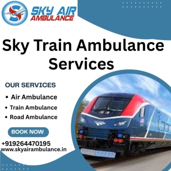 Choose Sky Train Ambulance Services in Gorakhpur to transport your injured patient comfortably.