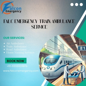 With the Direct Access to FALC Train Ambulance from Ranchi You can Travel without Any Trouble
