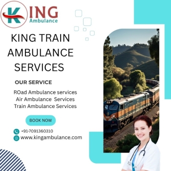 Now Get Problem Free King Train Ambulance Service in Silchar from Life Care