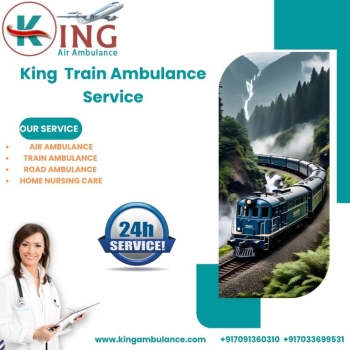 King Train Ambulance Service provides a hospital transportation facility to patients in Bhopal