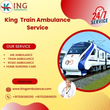 King Train Ambulance Service in Luck now transports your patient to their destination quickly.