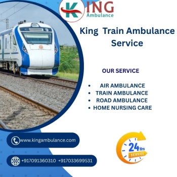 King Train Ambulance Service in Varanasi provides fast transfer of your patient
