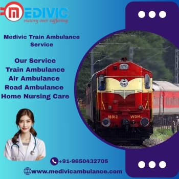 Emergency Transit Handled the Right Way by Medivic Aviation in Ranchi in its Train Ambulance